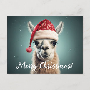 Frohe Weihnachten Funny Niedlich Lllama Alpaca Wei
