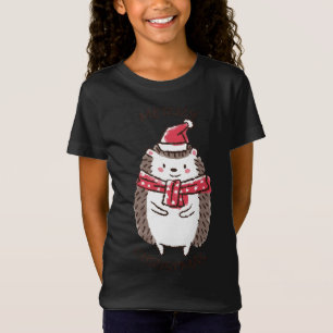 Frohe Weihnachten Funny Niedlichen Igel Weihnachts T-Shirt
