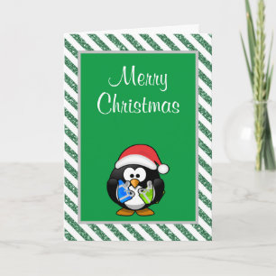 Frohe Weihnachten Funny Pinguin Weihnachtskarte Karte