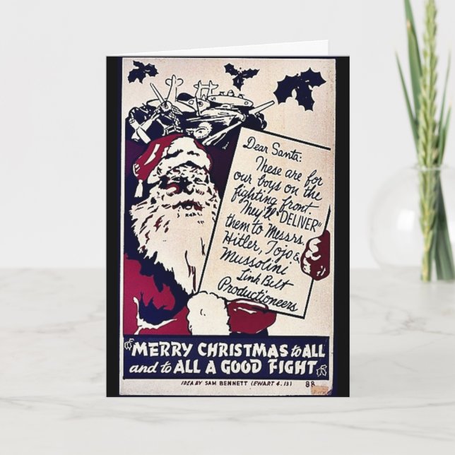 Frohe Weihnachten für alle (Vorderseite)