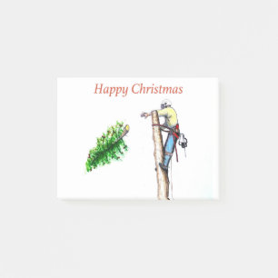 Frohe Weihnachten für alle Baumchirurgen und Arbor Post-it Klebezettel
