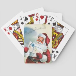 Frohe Weihnachten für alle (Vintager Weihnachtsman Spielkarten
