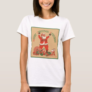Frohe Weihnachten für alle! Vintager Weihnachtsman T-Shirt