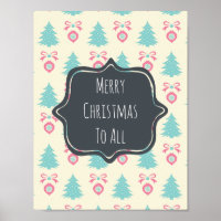 Frohe Weihnachten für alle Weihnachtsmuster