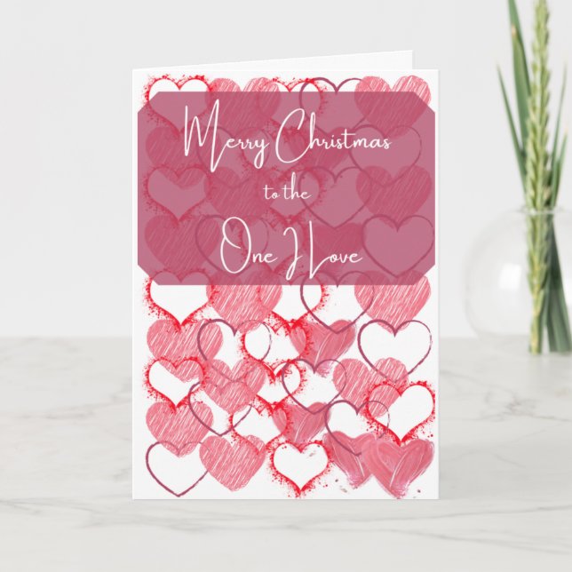 Frohe Weihnachten für das, was ich Liebe (Vorderseite)