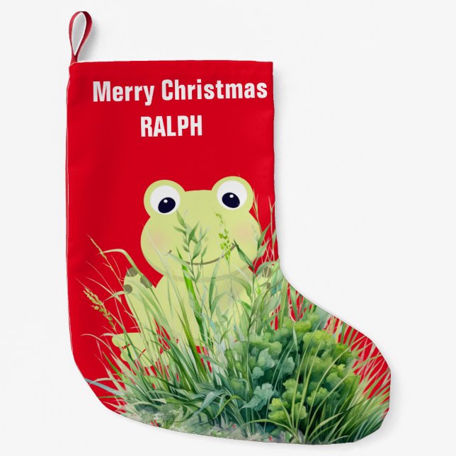 Frohe Weihnachten für deinen besten Freund Kleiner Weihnachtsstrumpf (Vorderseite)