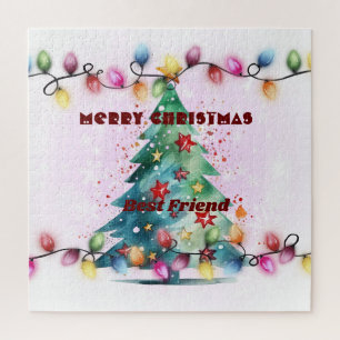 Frohe Weihnachten für deinen besten Freund Puzzle