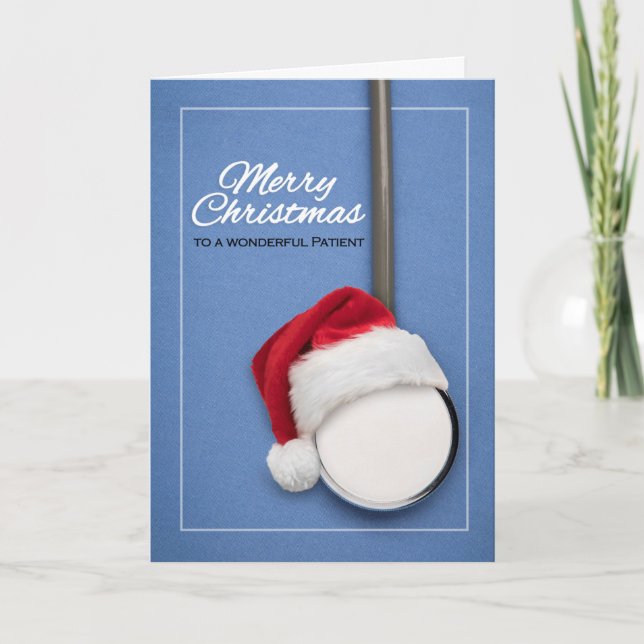 Frohe Weihnachten für einen wunderbaren Patient St (Vorderseite)