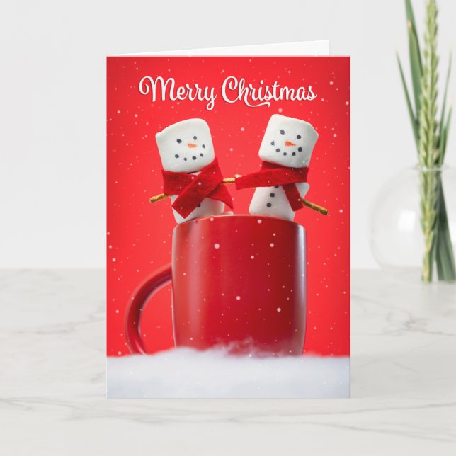 Frohe Weihnachten für jeden Marshmallow Couple (Vorderseite)