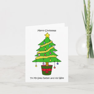 Frohe Weihnachten für meinen treuen Vater und sein Karte