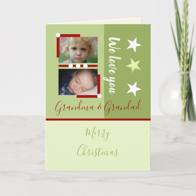Frohe Weihnachten für Oma und Oma (Vorderseite)