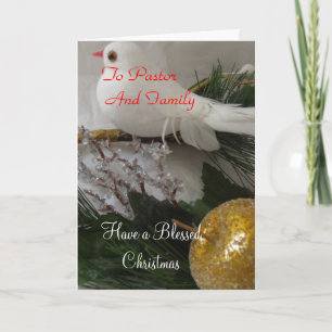 Frohe Weihnachten für Pastor und Familie