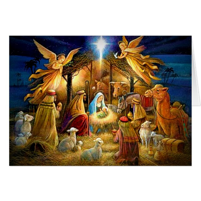 Frohe Weihnachten für Sie und Ihre (Vorderseite (Horizontal))