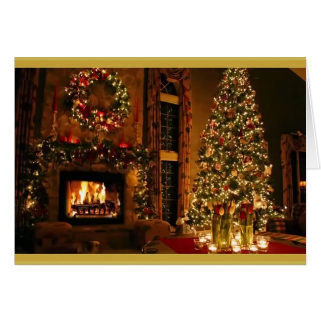 Frohe Weihnachten für Sie und Ihre (Vorderseite (Horizontal))