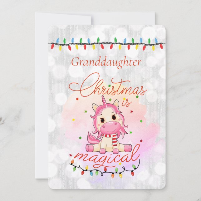 Frohe Weihnachten für unsere Enkelin (Vorderseite)