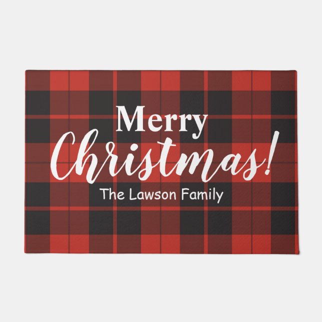 Frohe Weihnachten Fußmatte (Vorderseite)