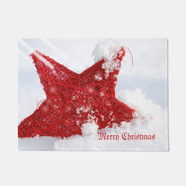 frohe Weihnachten Fußmatte (Vorderseite)