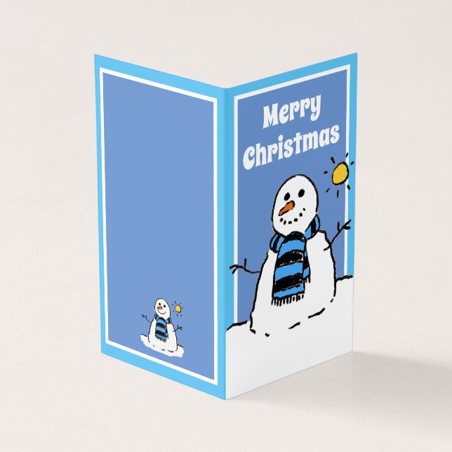 Frohe Weihnachten geklappte Geschenktasten (Vorderseite)