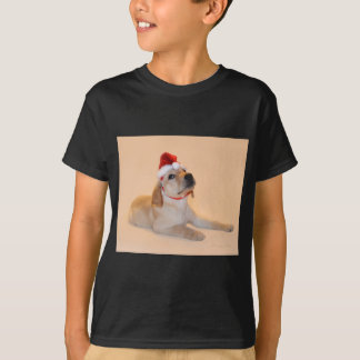 Frohe Weihnachten - gelber Labrador T-Shirt