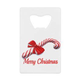 Frohe Weihnachten Geldbeutel Flaschenöffner