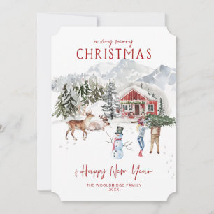 Frohe Weihnachten   Gemütliche Rustikale Kabine