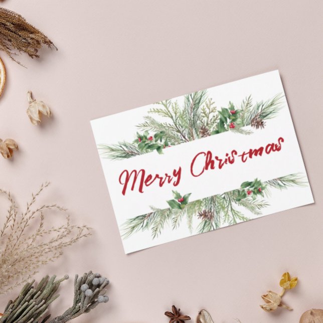 Frohe Weihnachten Gerahmt Winterwetter Gruß (Von Creator hochgeladen)