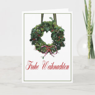 Frohe Weihnachten German Christmas Card