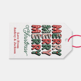 Frohe Weihnachten Geschenkanhänger