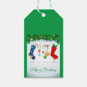 Frohe Weihnachten Geschenkanhänger