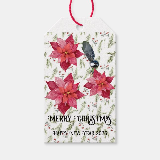 Frohe Weihnachten! Geschenkanhänger (Vorderseite)