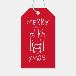 Frohe Weihnachten Geschenkanhänger