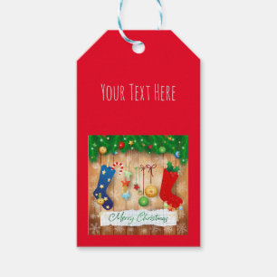 Frohe Weihnachten Geschenkanhänger