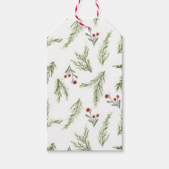 Frohe Weihnachten! Geschenkanhänger (Vorderseite)