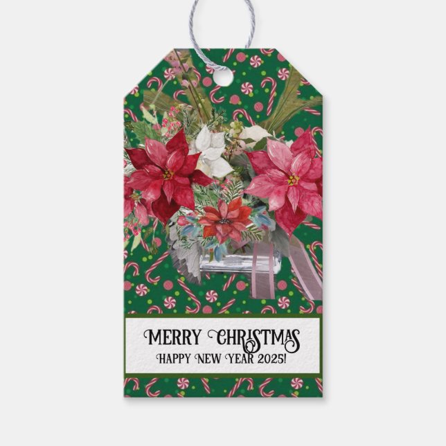 Frohe Weihnachten! Geschenkanhänger (Vorderseite)