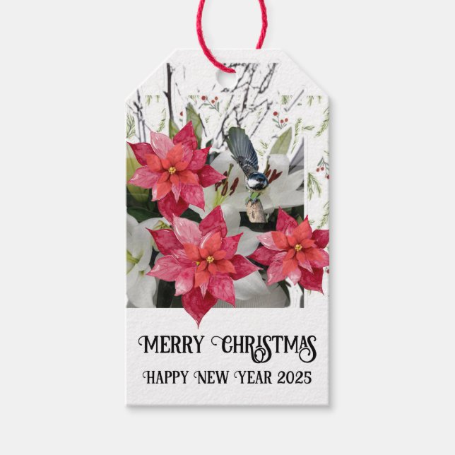 Frohe Weihnachten! Geschenkanhänger (Vorderseite)