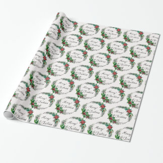 Frohe Weihnachten Geschenkpapier