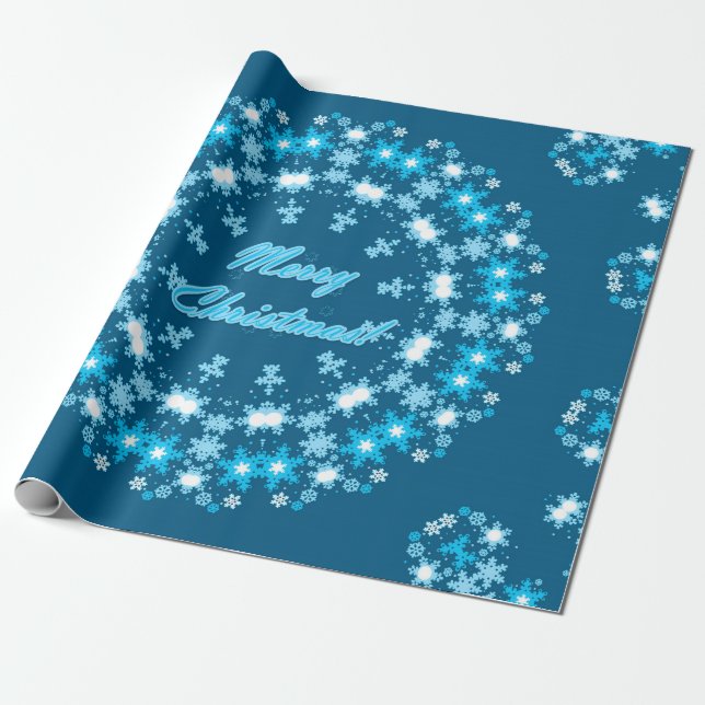 frohe Weihnachten Geschenkpapier (Ungerollt)