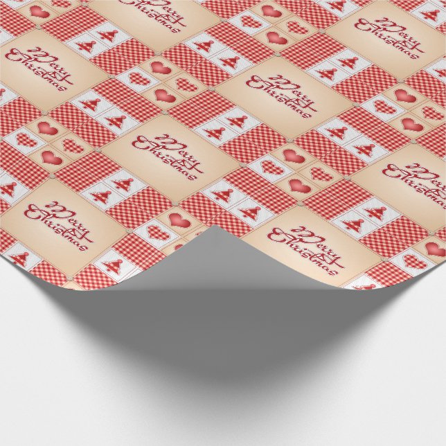 Frohe Weihnachten Geschenkpapier (Ecke)