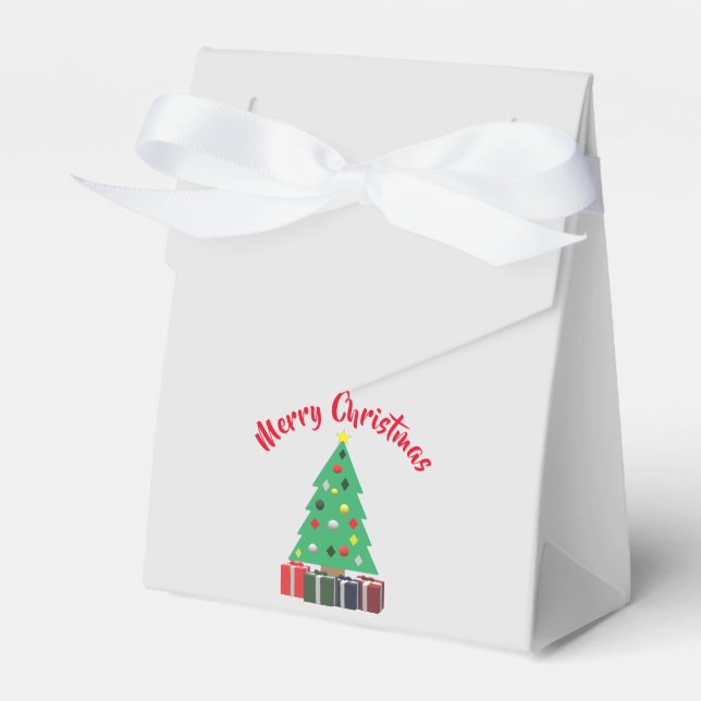 Frohe Weihnachten Geschenkschachtel (Vorderseite)