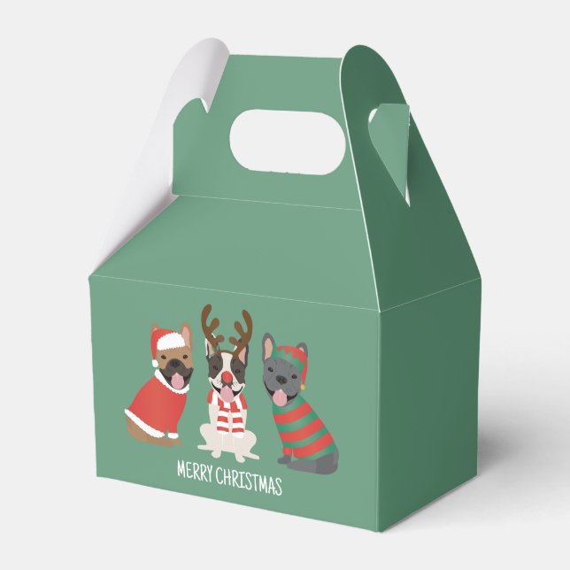 Frohe Weihnachten Geschenkschachtel (Vorderseite)