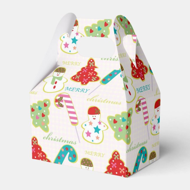 Frohe Weihnachten Geschenkschachtel (Vorderseite)