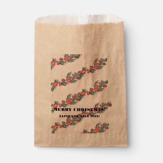 Frohe Weihnachten! Geschenktütchen (Vorderseite)