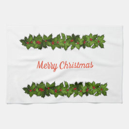 Frohe Weihnachten Geschirrtuch