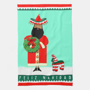 Frohe Weihnachten Geschirrtuch