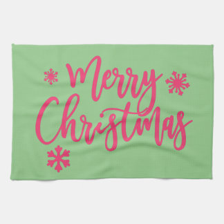 Frohe Weihnachten Geschirrtuch