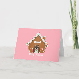 Frohe Weihnachten Gingerbread Dog House