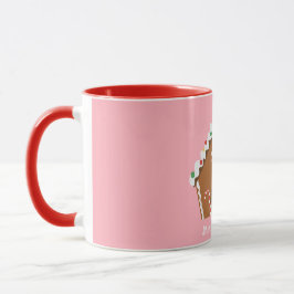 Frohe Weihnachten Gingerbread Dog House Tasse