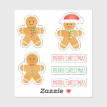 Frohe Weihnachten Gingerbread Männer Weihnachtsman