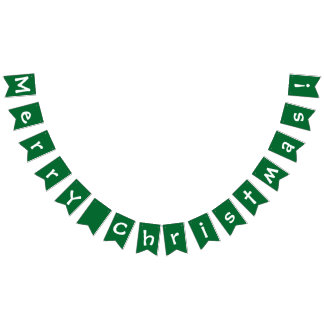 Frohe Weihnachten! Girlandenflaggen Wimpelkette