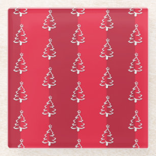 Frohe Weihnachten Glasuntersetzer